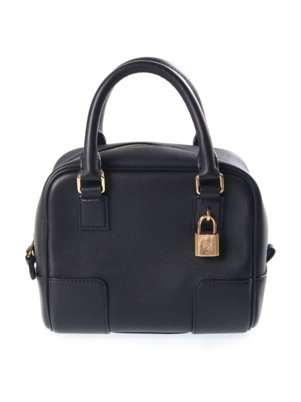 Loewe Amazona 19 2-Way Shoulder Bag Black Leather
